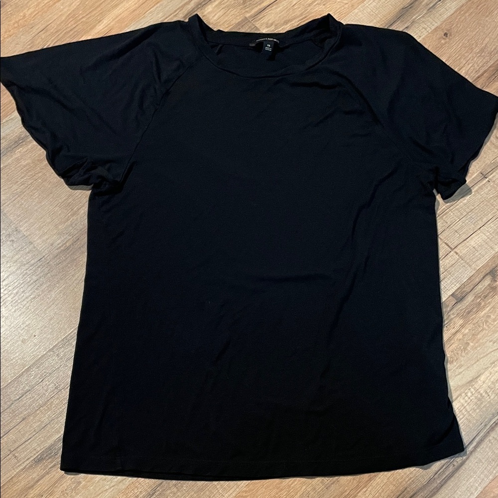 Banana Republic Black Short Sleeve Tee